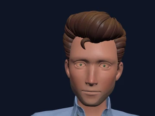 Mr. NetShow, 2D body, an AI character made by NetShow