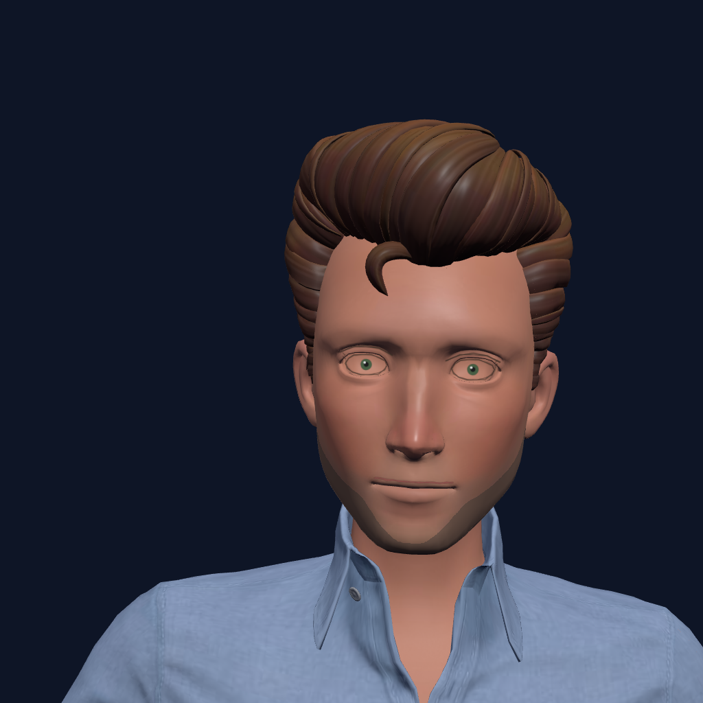 Classic Cartoon Man LiveFace (NetShow)